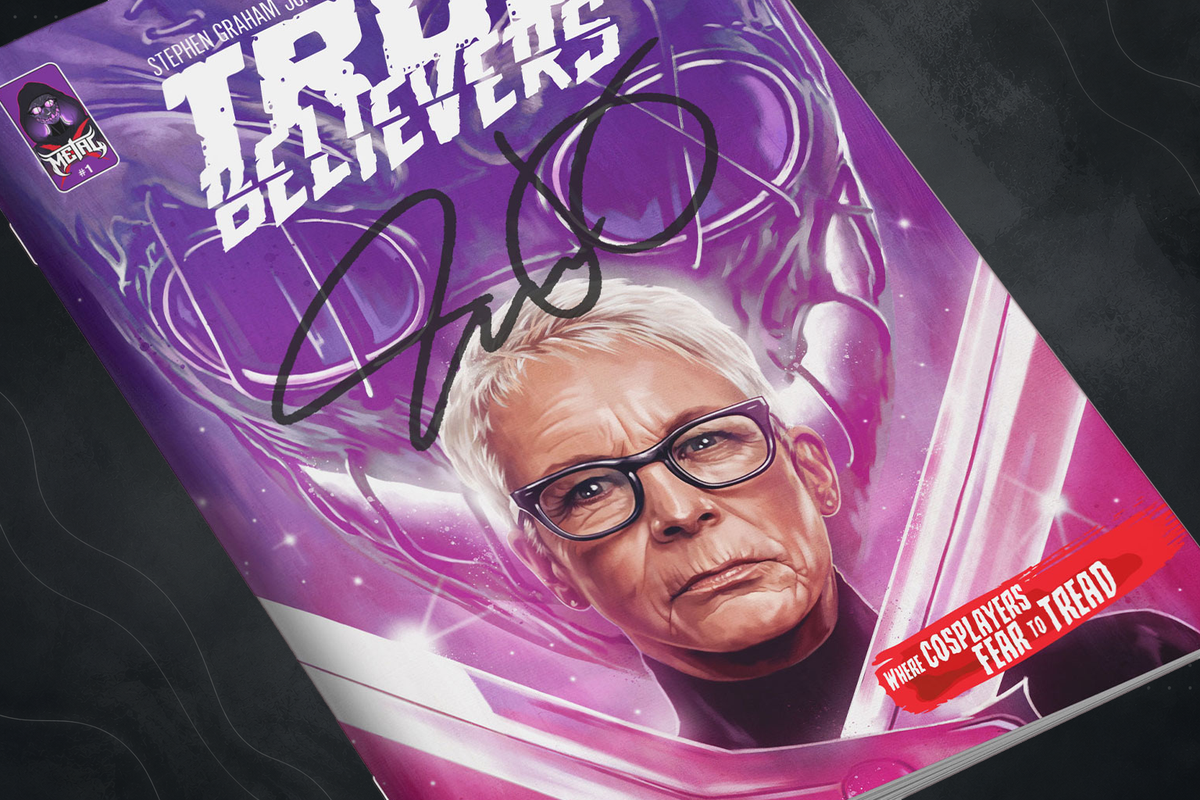 Jamie Lee Curtis Signed 'True Believers' Comic by Stephen Graham Jones Available Now
