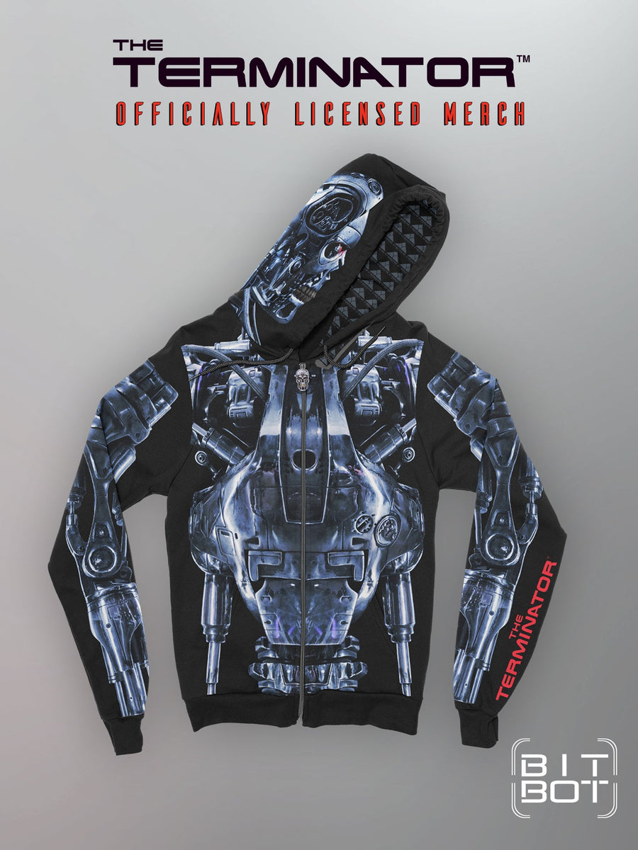 The Terminator - T-800 Endoskeleton Zip-Up Hoodie
