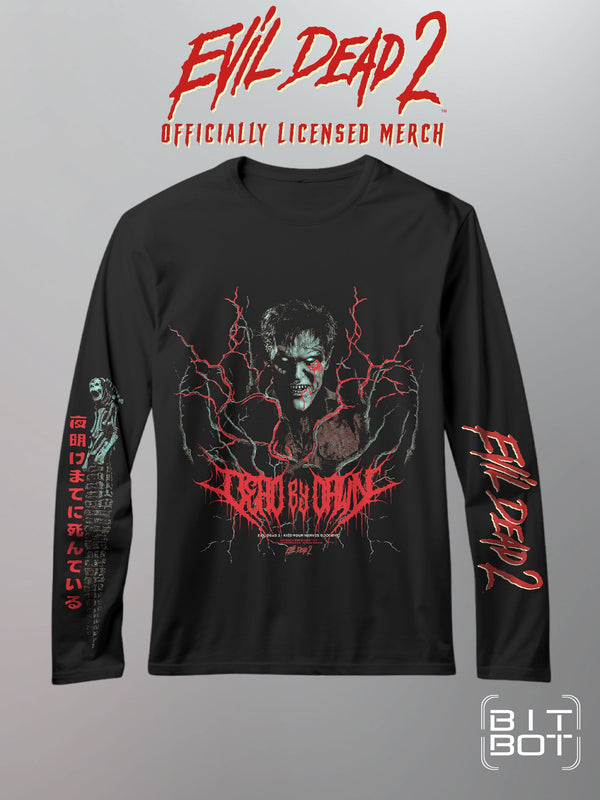 Evil Dead 2 - Kiss Your Nerves Goodbye L/S Shirt